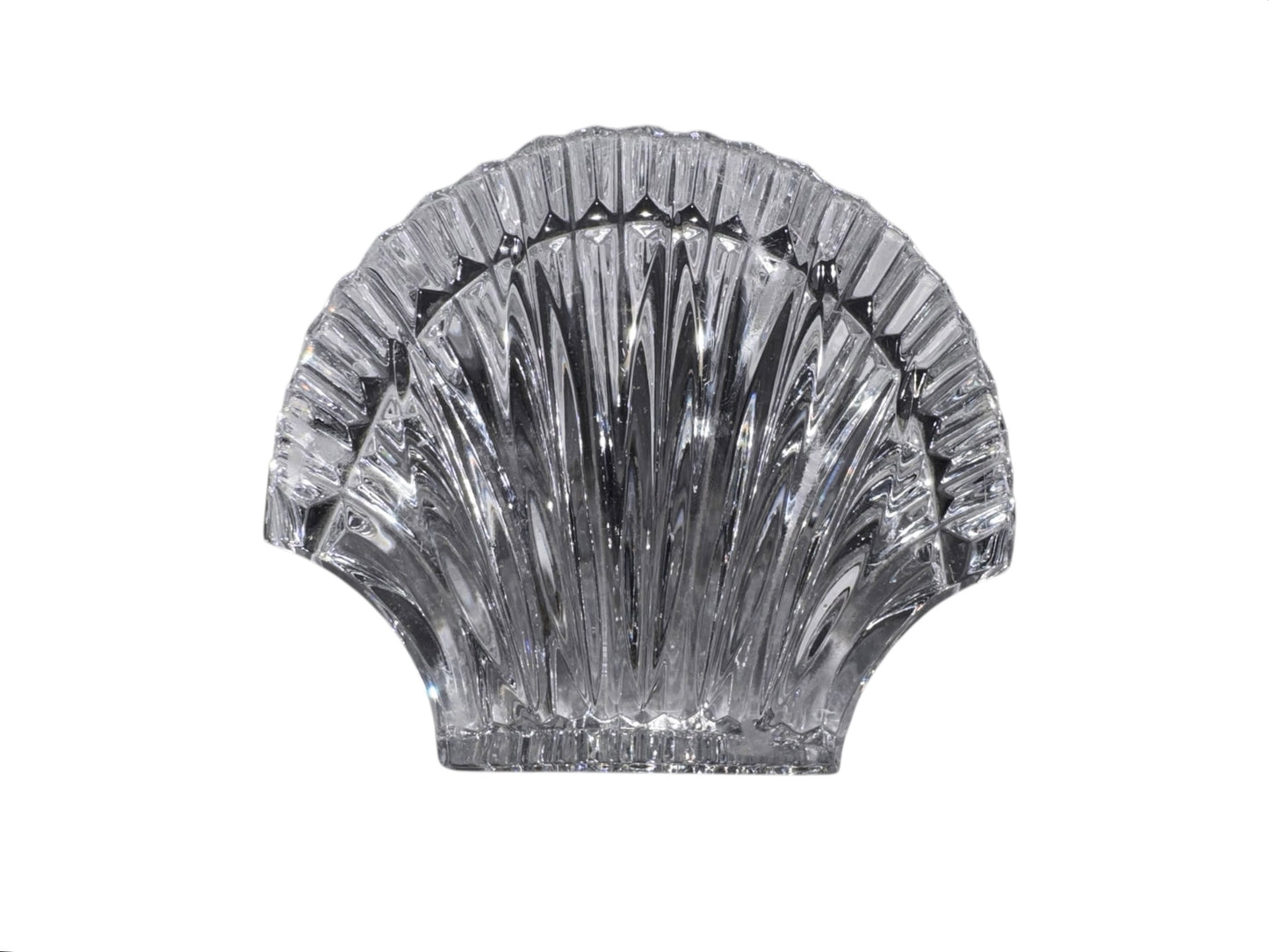 Waterford Irish Crystal Seashell Paperweight Statuette, 4.5”