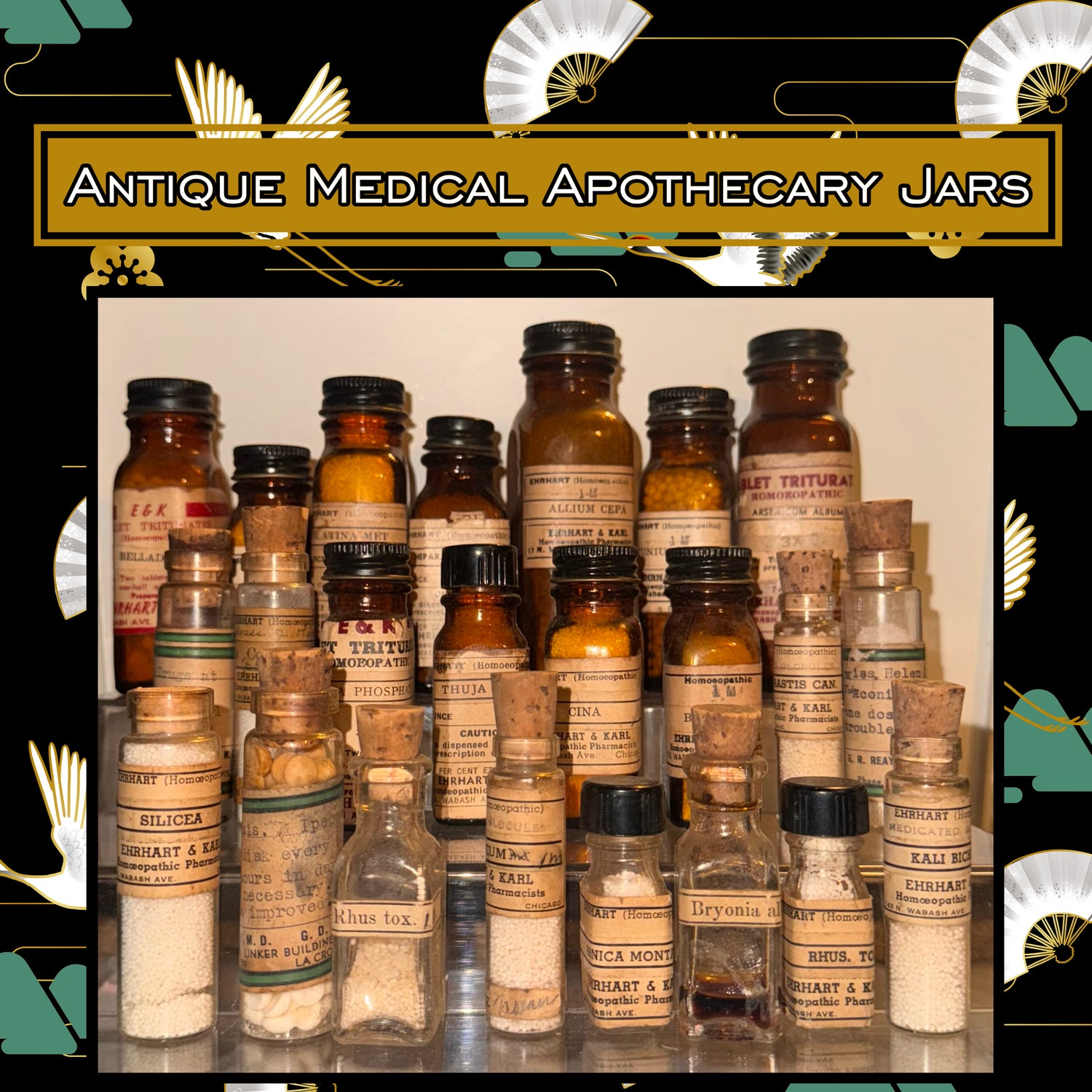 Vintage & Antique Medical Collectibles - Black Label Vintage