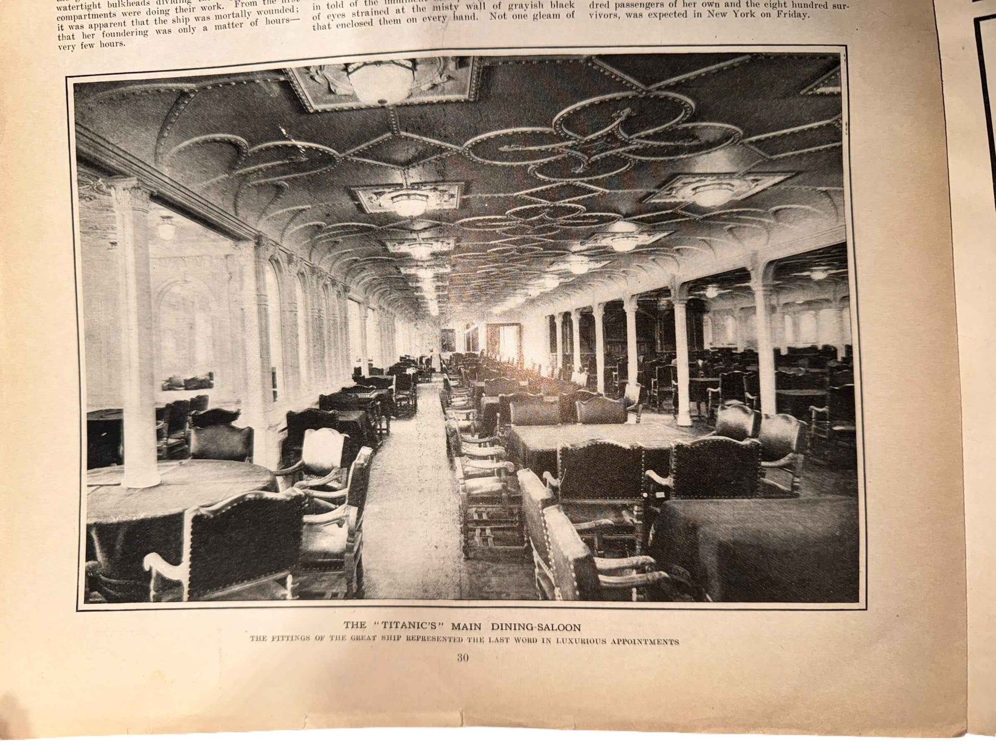 Authentic Harper’s Weekly April 20, 1912 Titanic Disaster Article