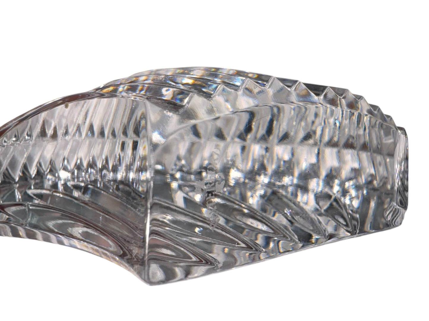 Waterford Irish Crystal Seashell Paperweight Statuette, 4.5”
