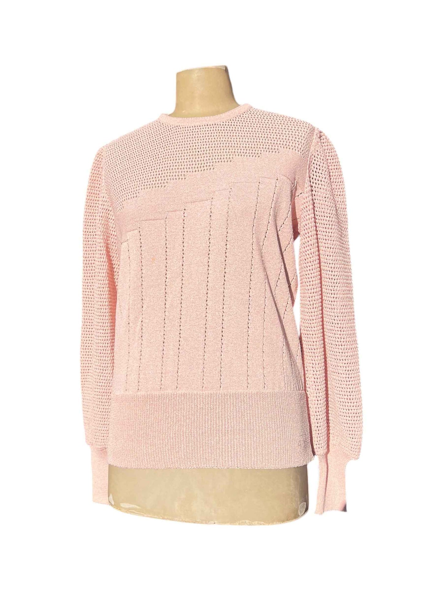 Vintage 1950’s 2pc Matching Skirt & Sweater Set in Pink