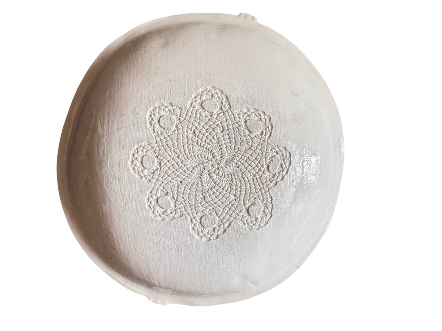 Handmade Floral Greek Folk Art Plate - Maria Kapetanidi - Arts & Crafts, Cottage, Rustic Art