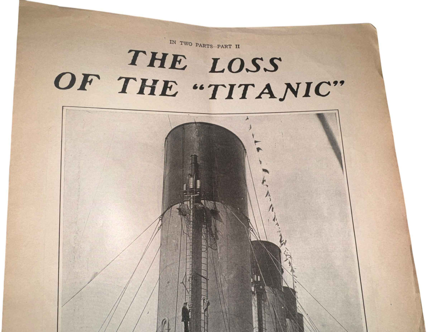 Authentic Harper’s Weekly April 20, 1912 Titanic Disaster Article