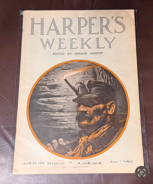 Authentic Harper’s Weekly April 20, 1912 Titanic Disaster Article